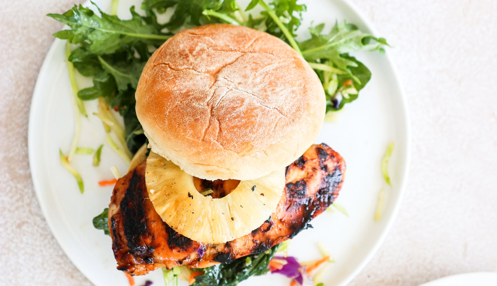 The Juiciest Maple Soy Glazed Grilled Chicken Burger